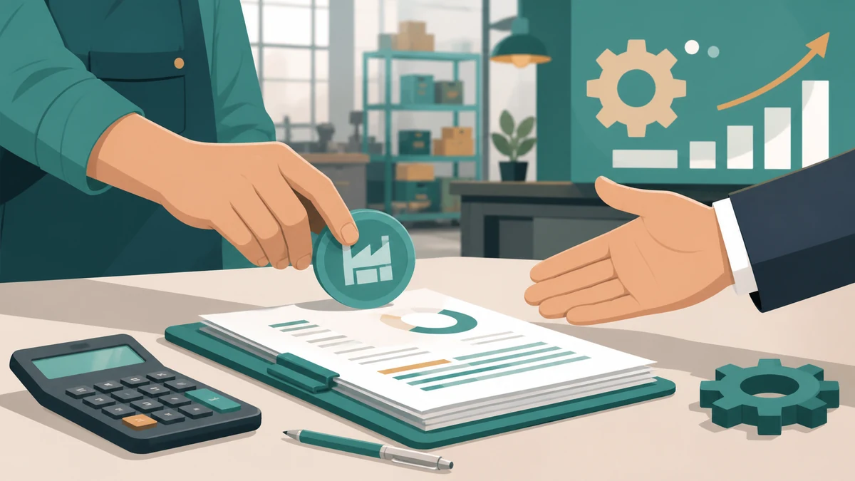 Dirigeante analysant son poste clients pour un contrat d’affacturage