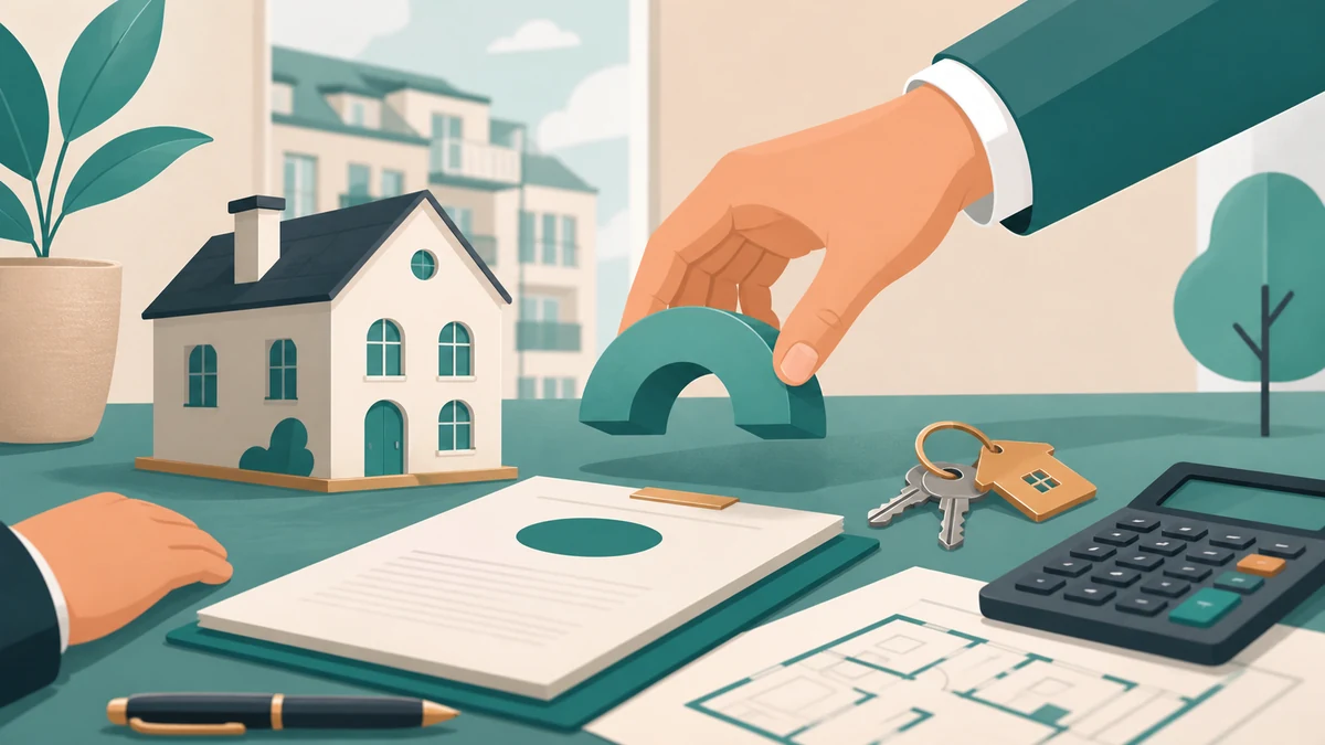 Couple examinant son apport personnel pour un crédit immobilier avec un conseiller