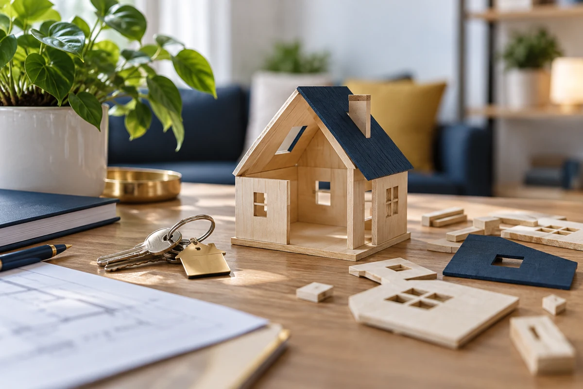 Chantier de construction financé par un prêt immobilier