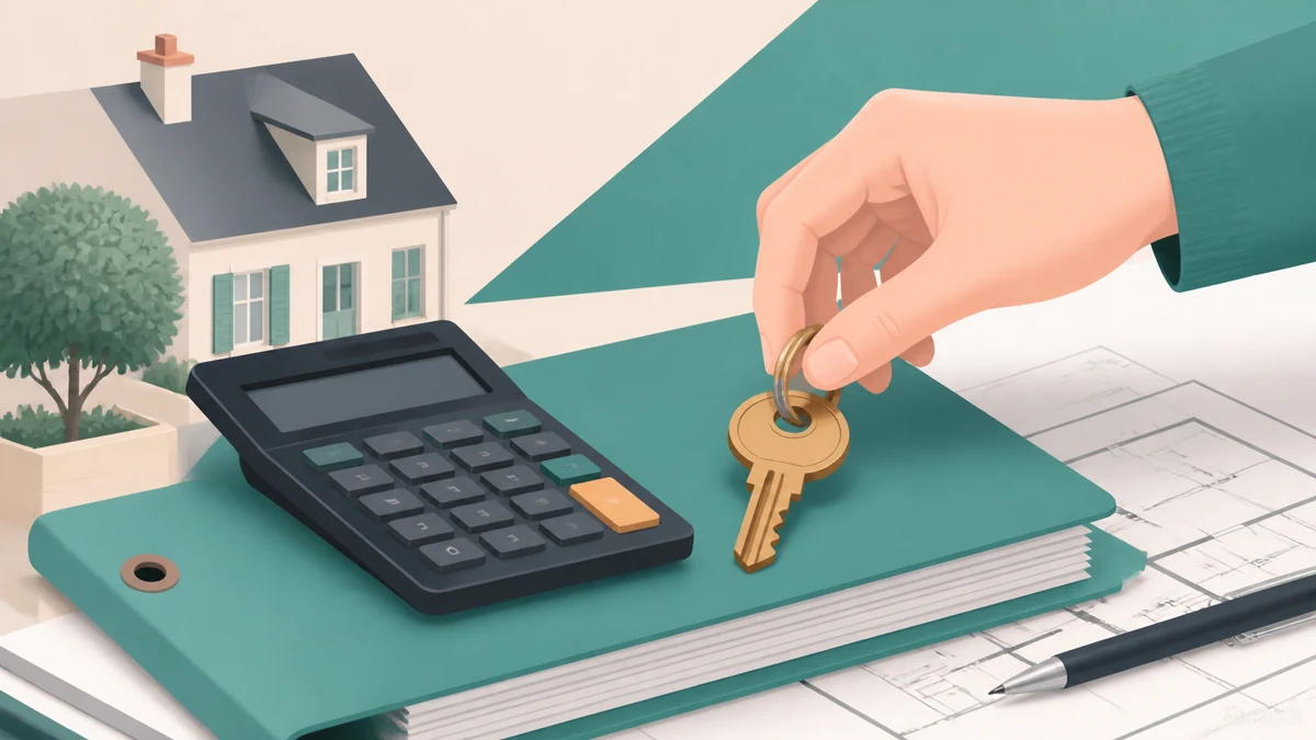 Tableau de calcul du taux d’endettement à 35 % pour un crédit immobilier